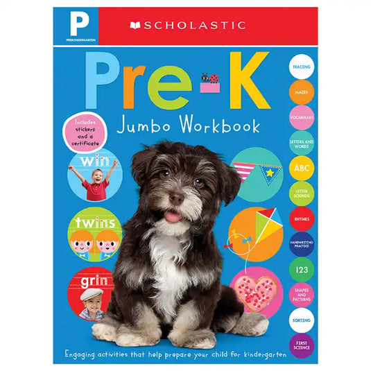 Pre-K Jumbo Workbook: Scholastic Early Learners (Jumbo Workbook) - Paperback