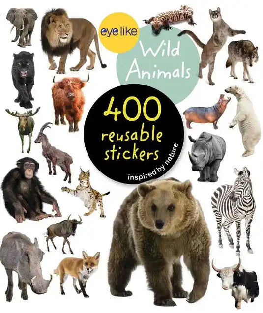 Eyelike Stickers: Wild Animals - Paperback
