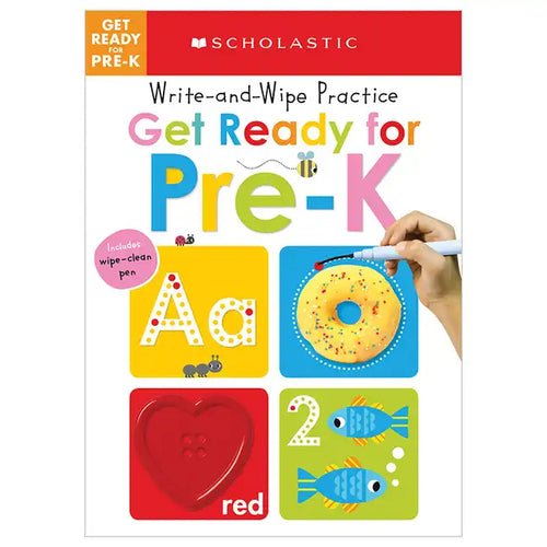 Get Ready for Pre-K Write and Wipe Practice: Scholastic Early Learners (Write and Wipe) - Board Book