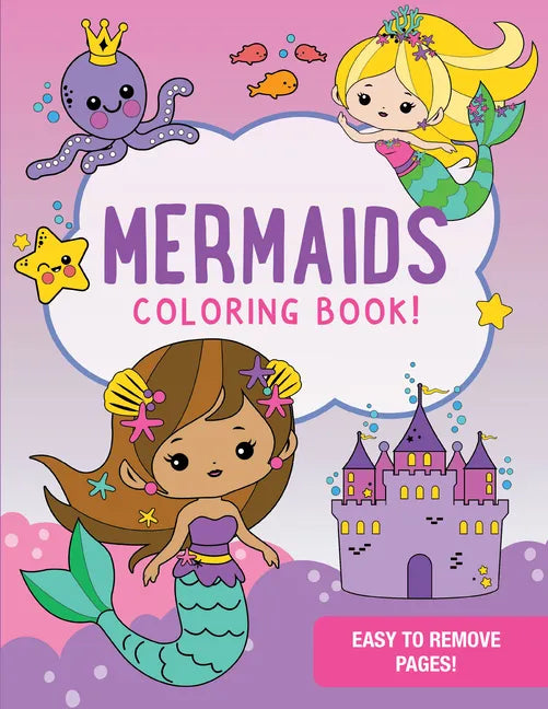 Mermaids Coloring Book - Paperback