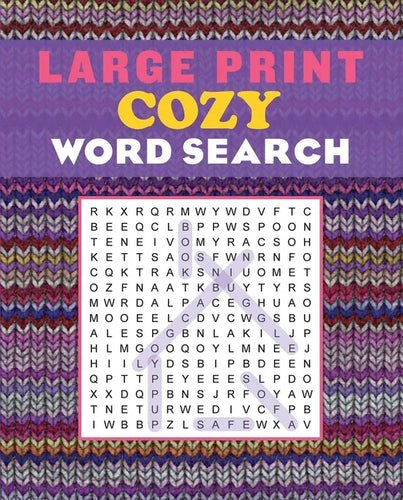 Large Print Cozy Word Search - Paperback