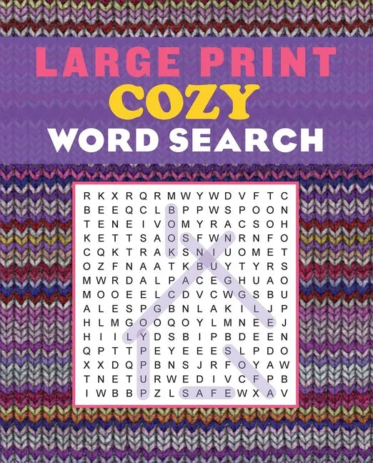 Large Print Cozy Word Search - Paperback
