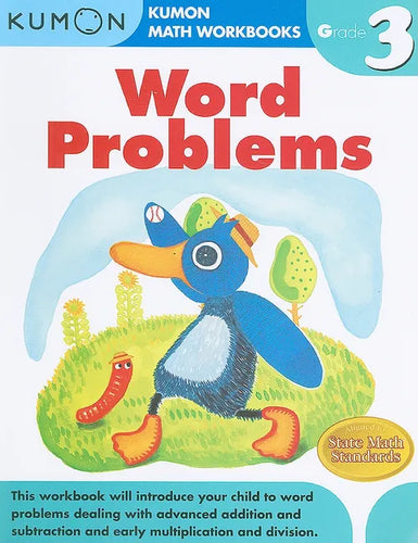 Kumon Grade 3 Word Problems - Paperback