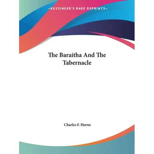 The Baraitha And The Tabernacle