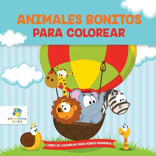 Animalitos Bonitos Para Colorear: Libro de Colorear para Niños Pequeños