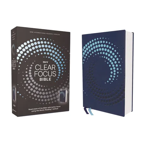 Nirv, Clear Focus Bible, Leathersoft, Navy: Read More of the Bible with Better Focus