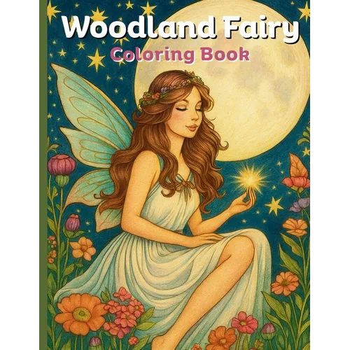 Woodland Fairy: Coloring Book for Adults and Teens