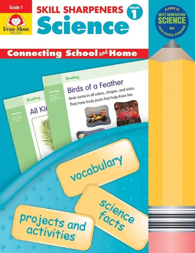 Skill Sharpeners: Science, Grade 1 Workbook - Paperback