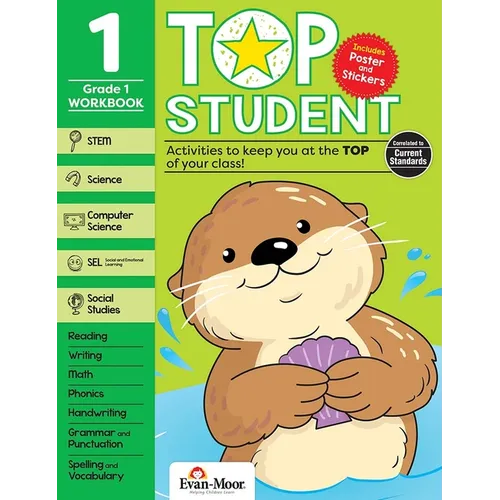 Top Student, Grade 1 Workbook - Paperback