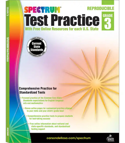 Spectrum Test Practice, Grade 3: Volume 63 - Paperback