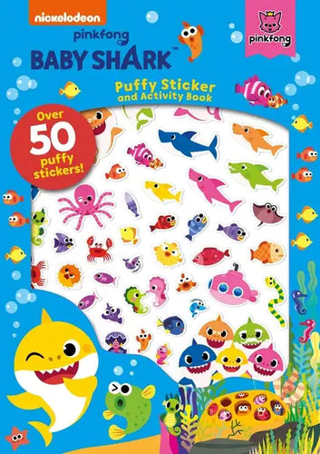 Baby Shark: Puffy Sticker and Activity Book - Paperback