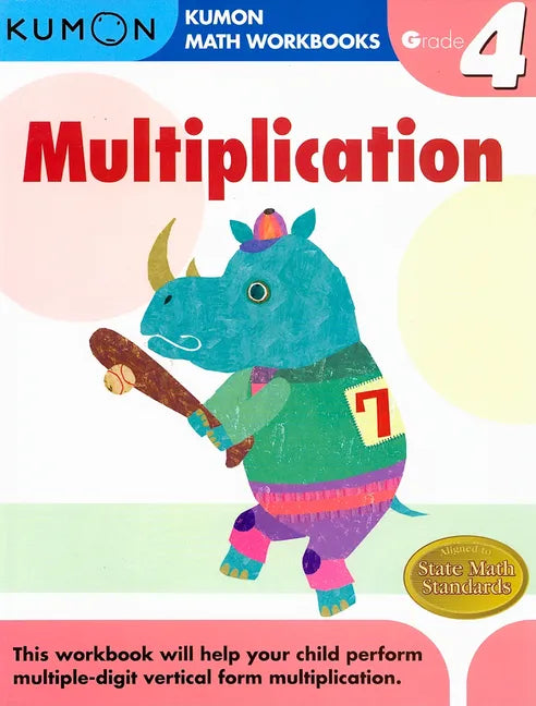 Kumon Grade 4 Multiplication - Paperback