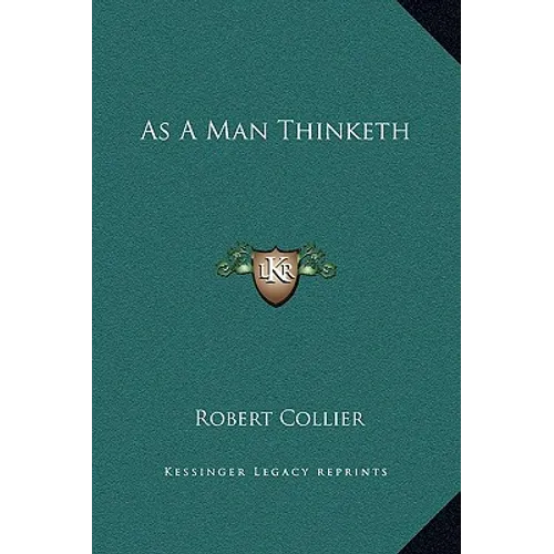 As A Man Thinketh